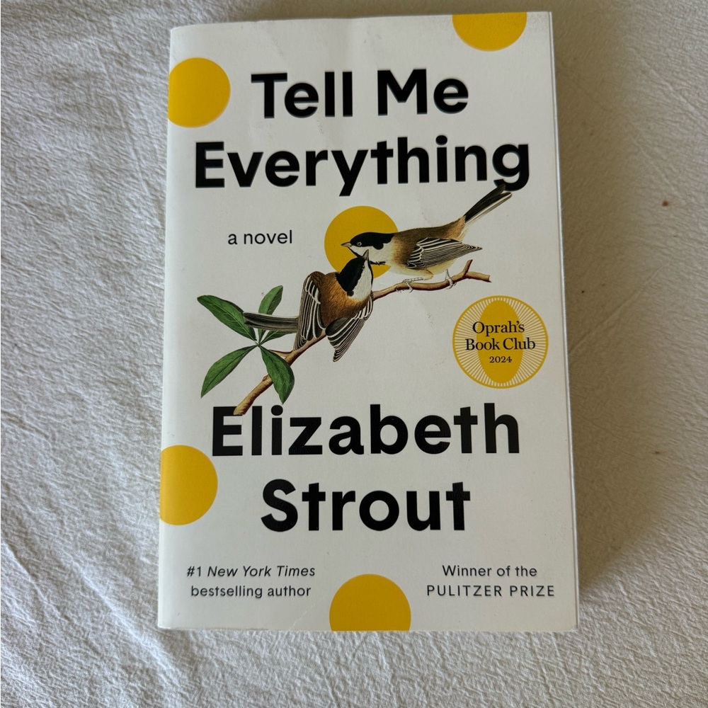 Tell Me Everything by Elizabeth Strout paperback book
